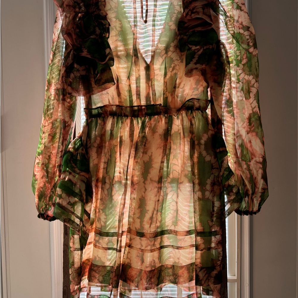 Ulla Johnson Floral “Sheer” Dress - Gorgeous for fall 🍂🍁